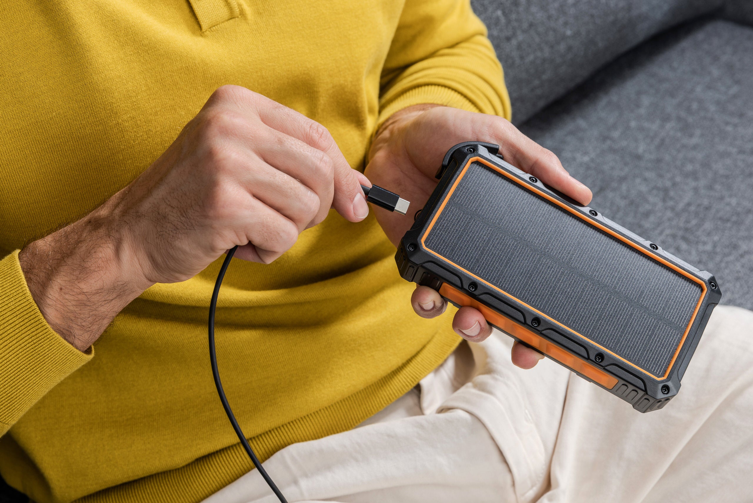 Spello Solar Power Bank 24000mAh