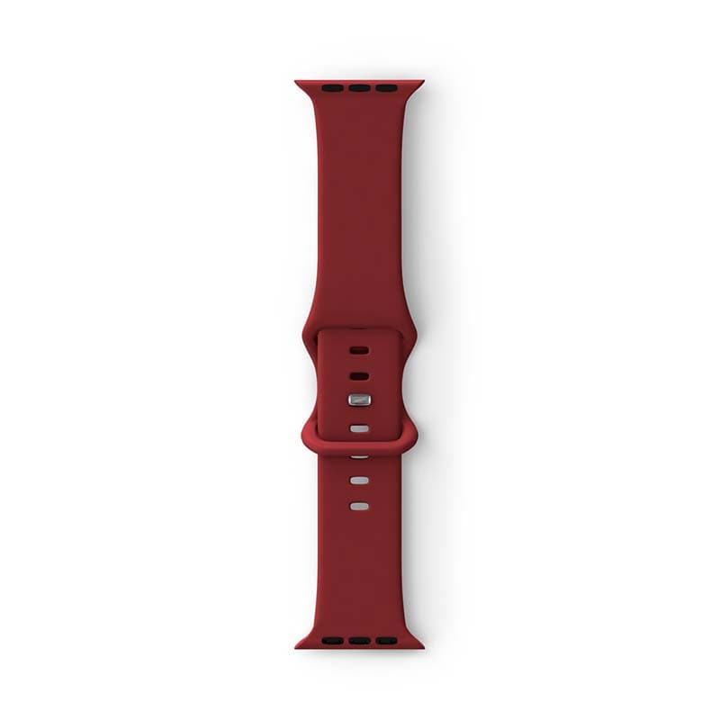 Epico Apple Watch Armband - Silikon in 42/44/45/49 mm - rot