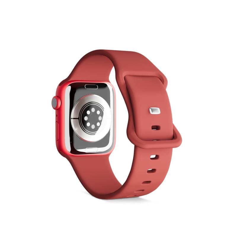 Epico Apple Watch Armband - Silikon in 42/44/45/49 mm - rot