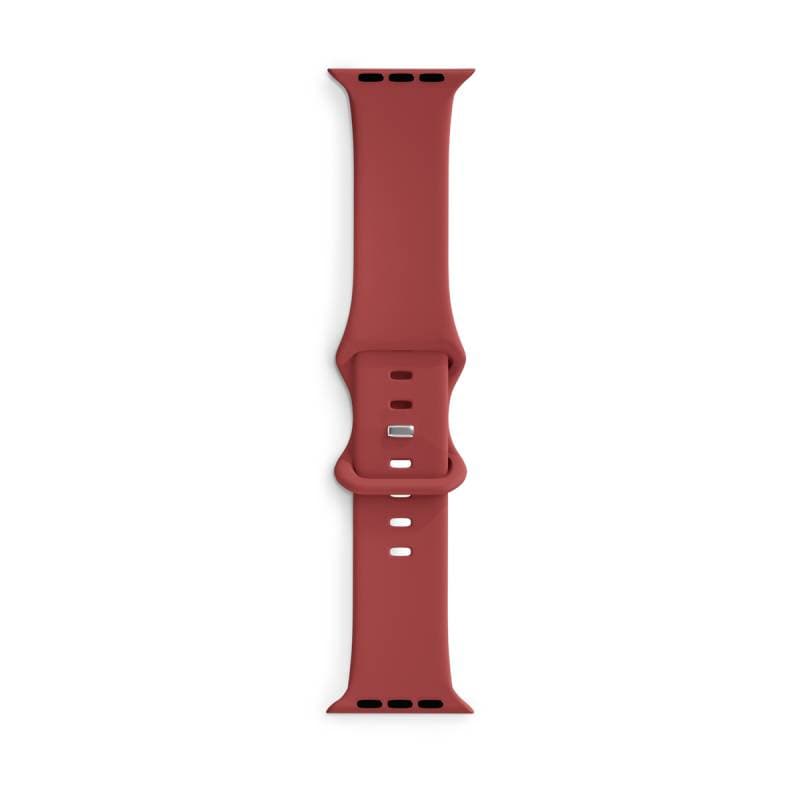 Epico Apple Watch Armband - Silikon in 42/44/45/49 mm - rot