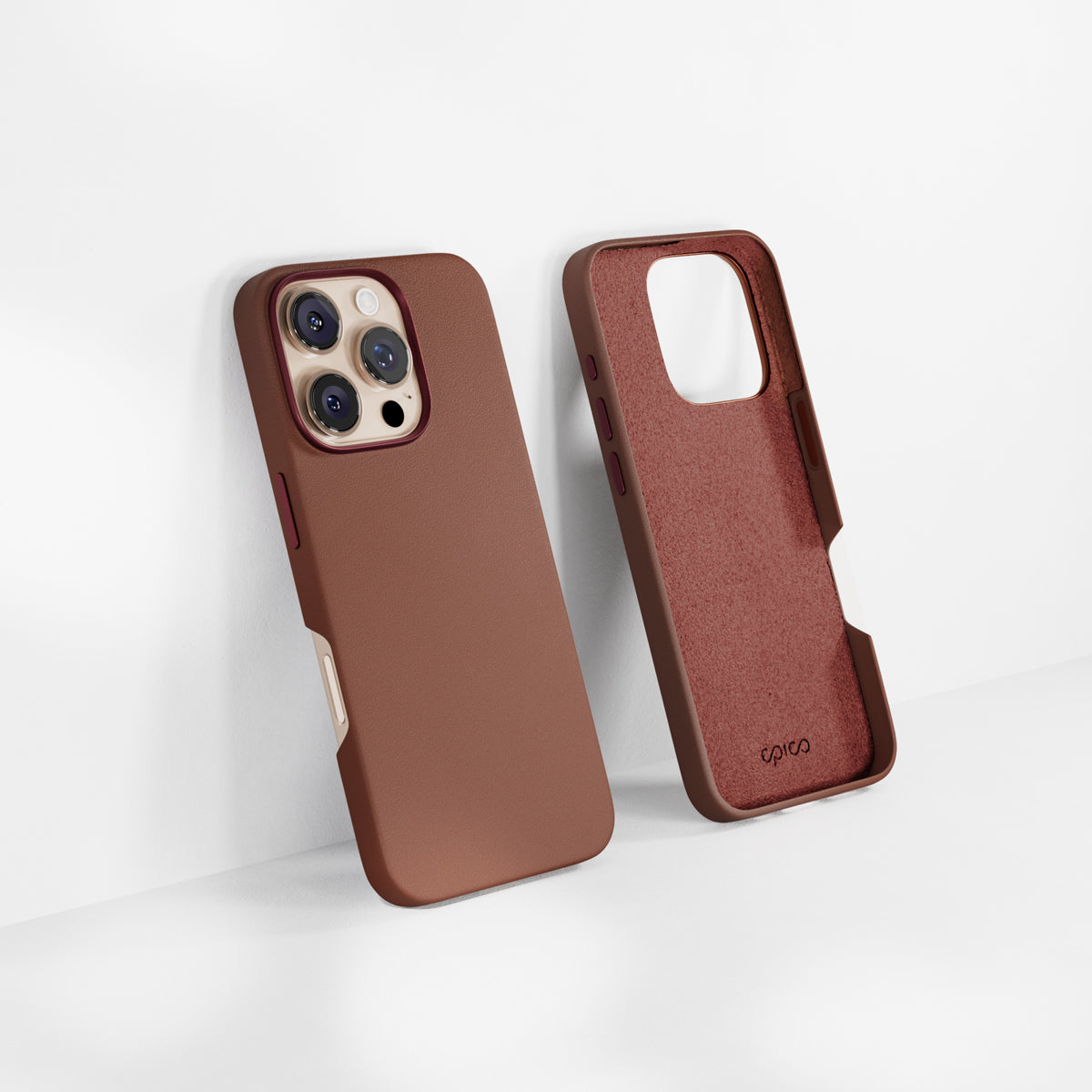 Epico iPhone Leder Case mit MagSafe