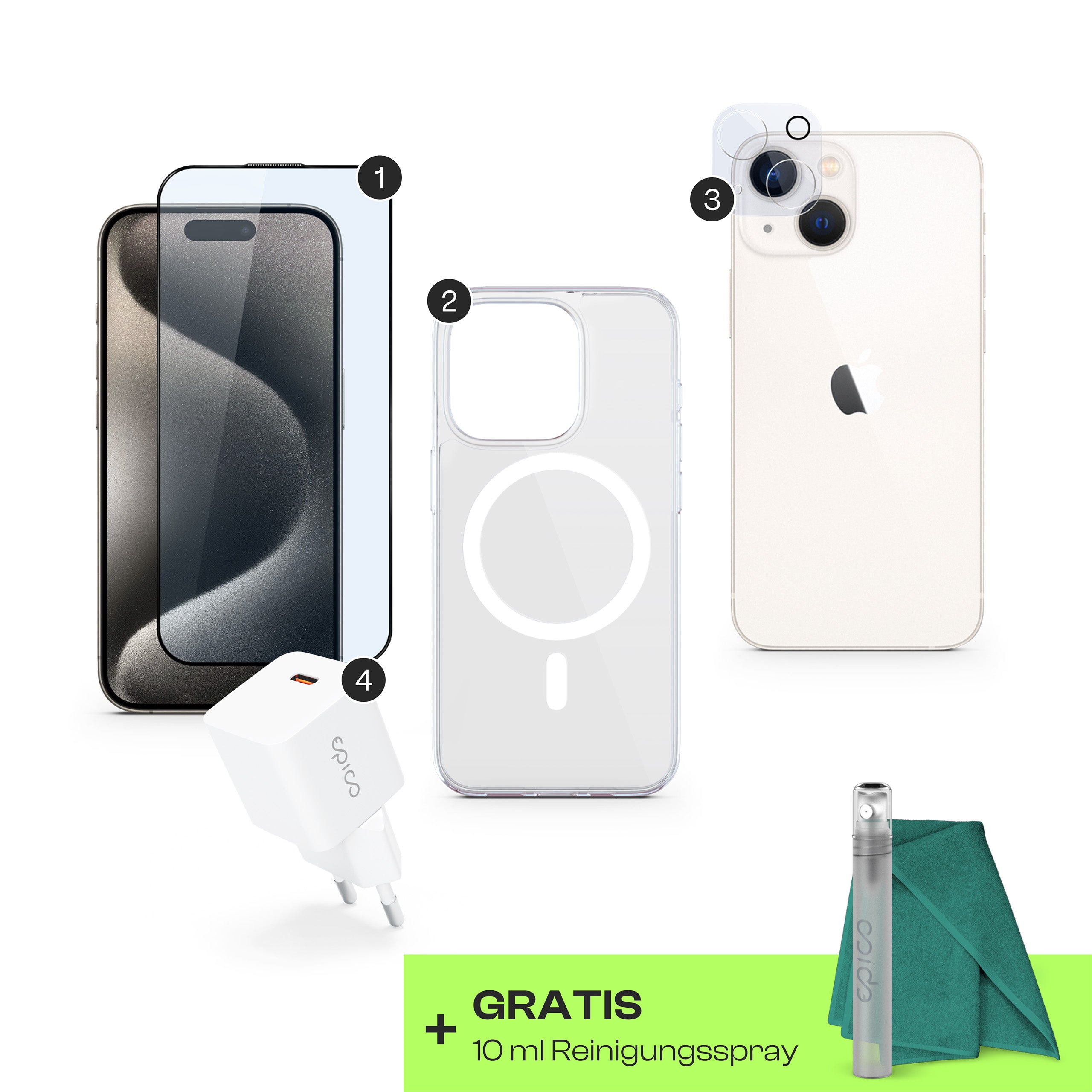 Das ultimative iPhone 15 Starter Set