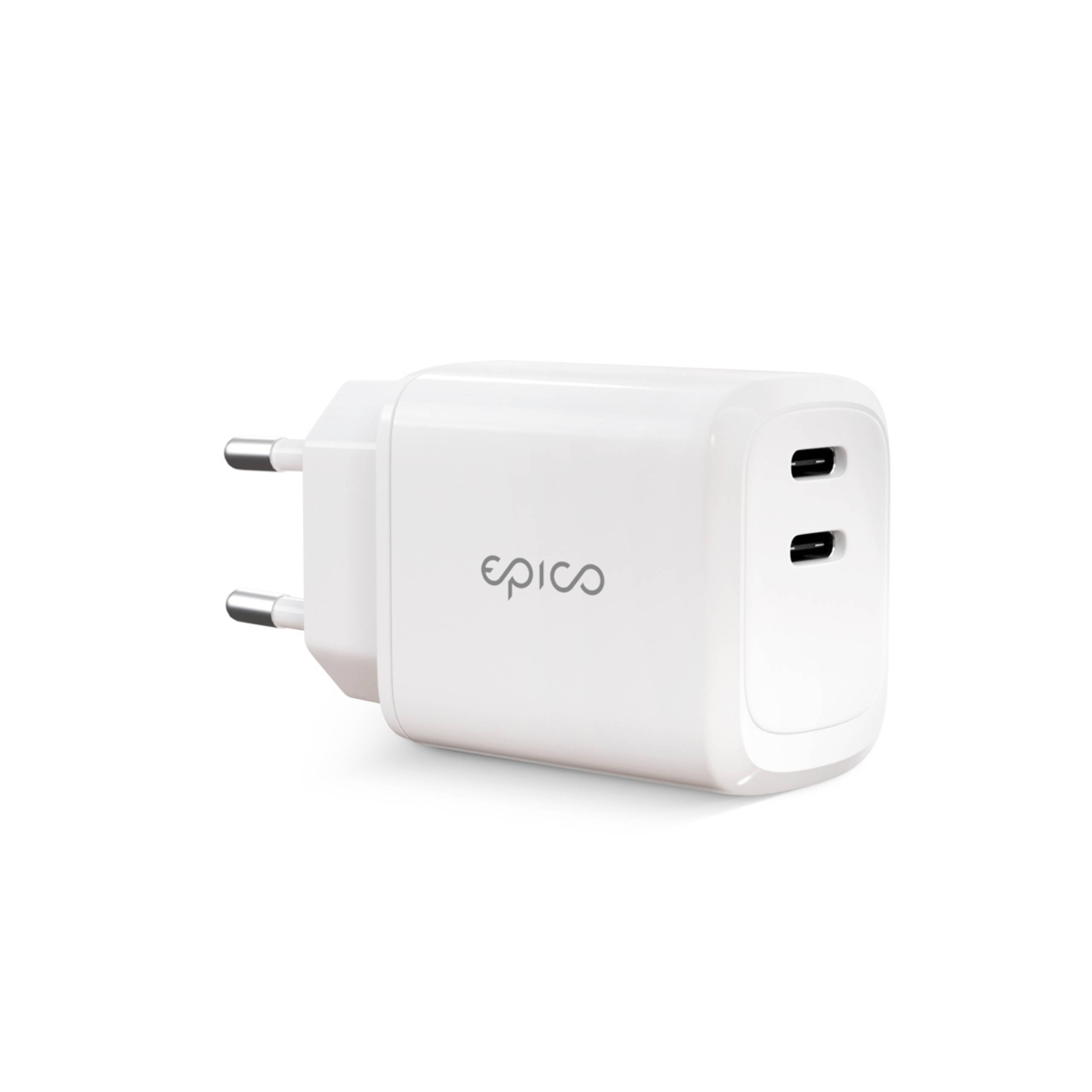 EPICO 45W Dual Charger - weiß