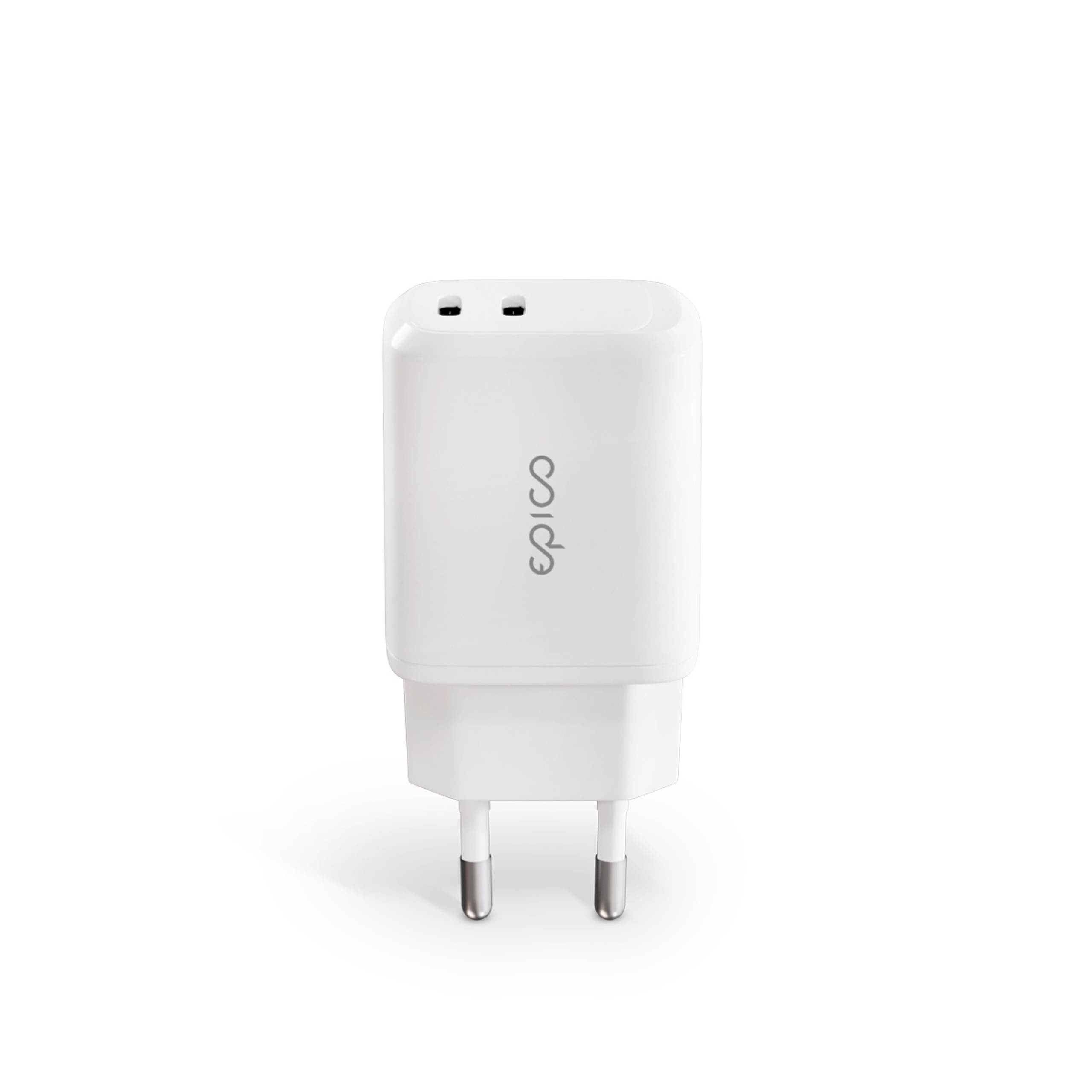 EPICO 45W Dual Charger - weiß