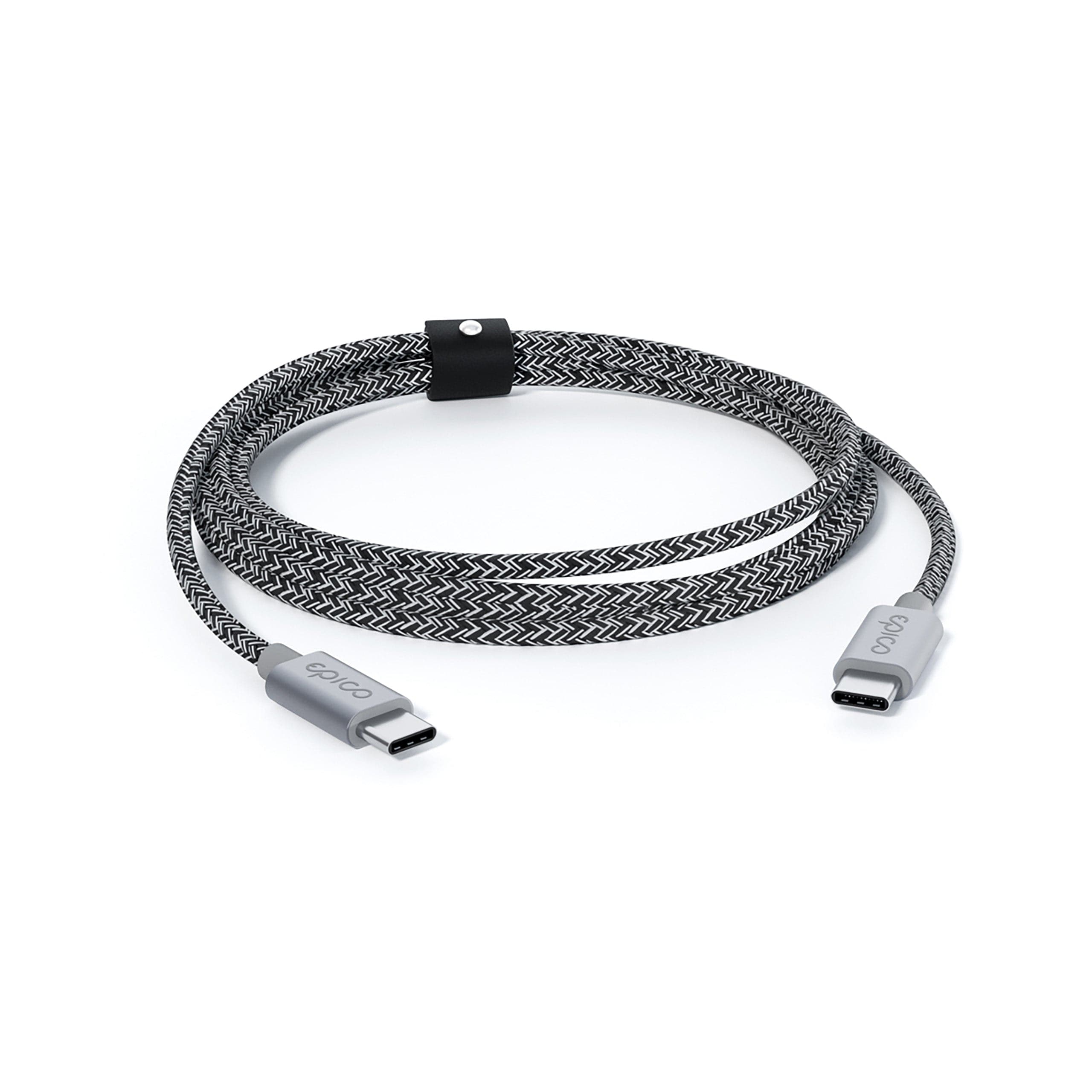 Braided Cable - USB-C to USB-C 1.2m - space grey