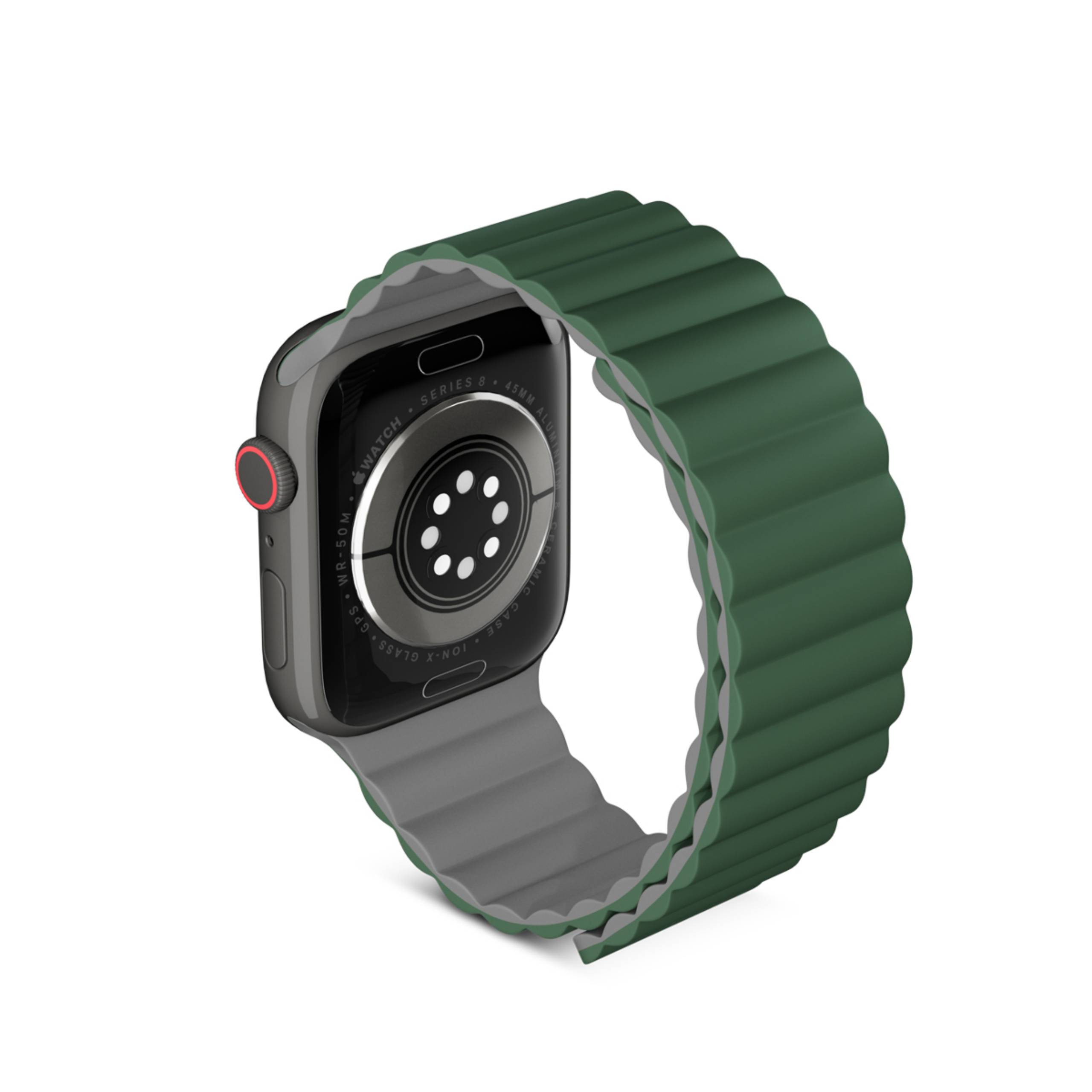 Epico Magnetisches Silikon Armband für Apple Watch 42/44/45/59 mm