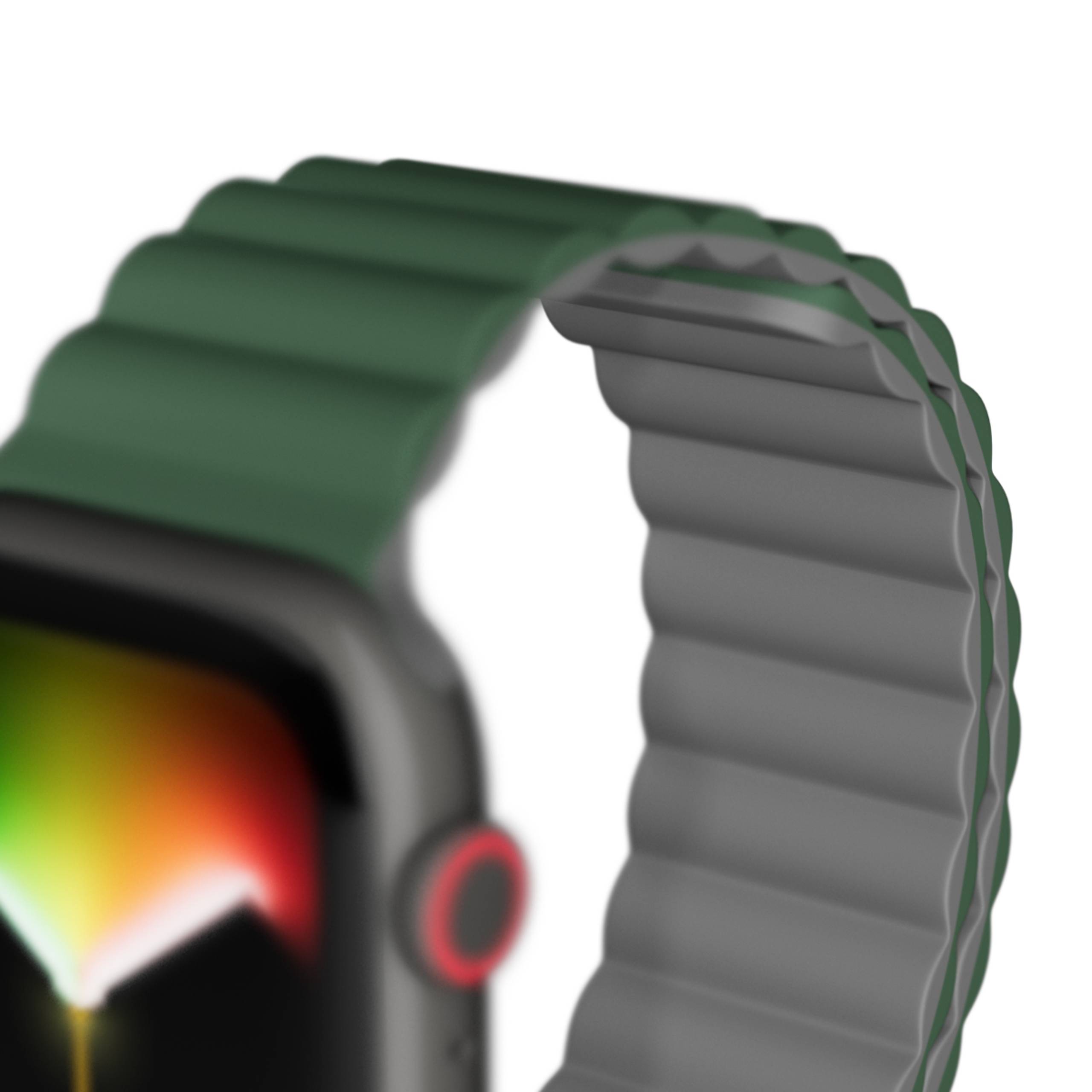 Epico Magnetisches Silikon Armband für Apple Watch 42/44/45/59 mm