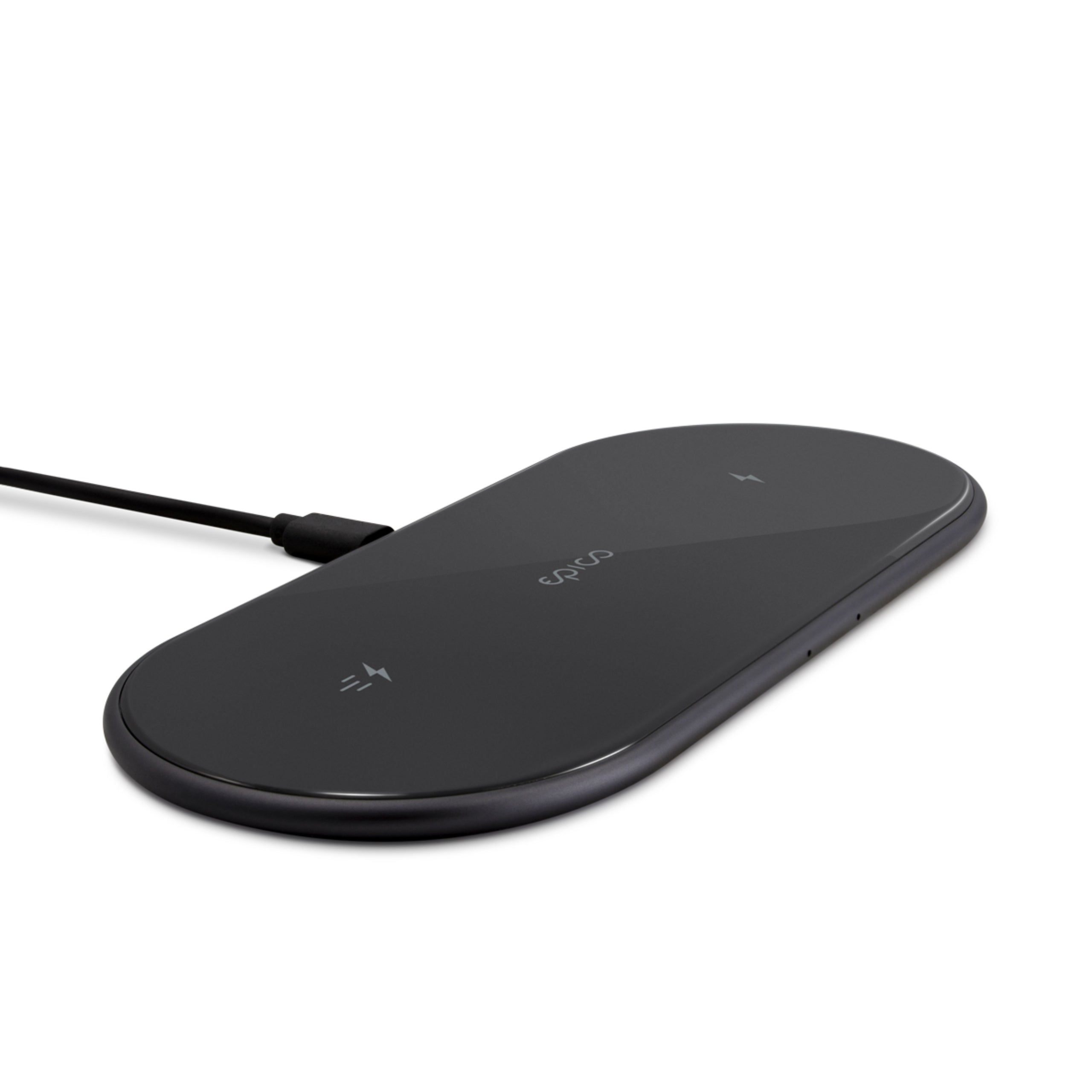 Epico Ultraslim Dual Wireless Charger + Adapter