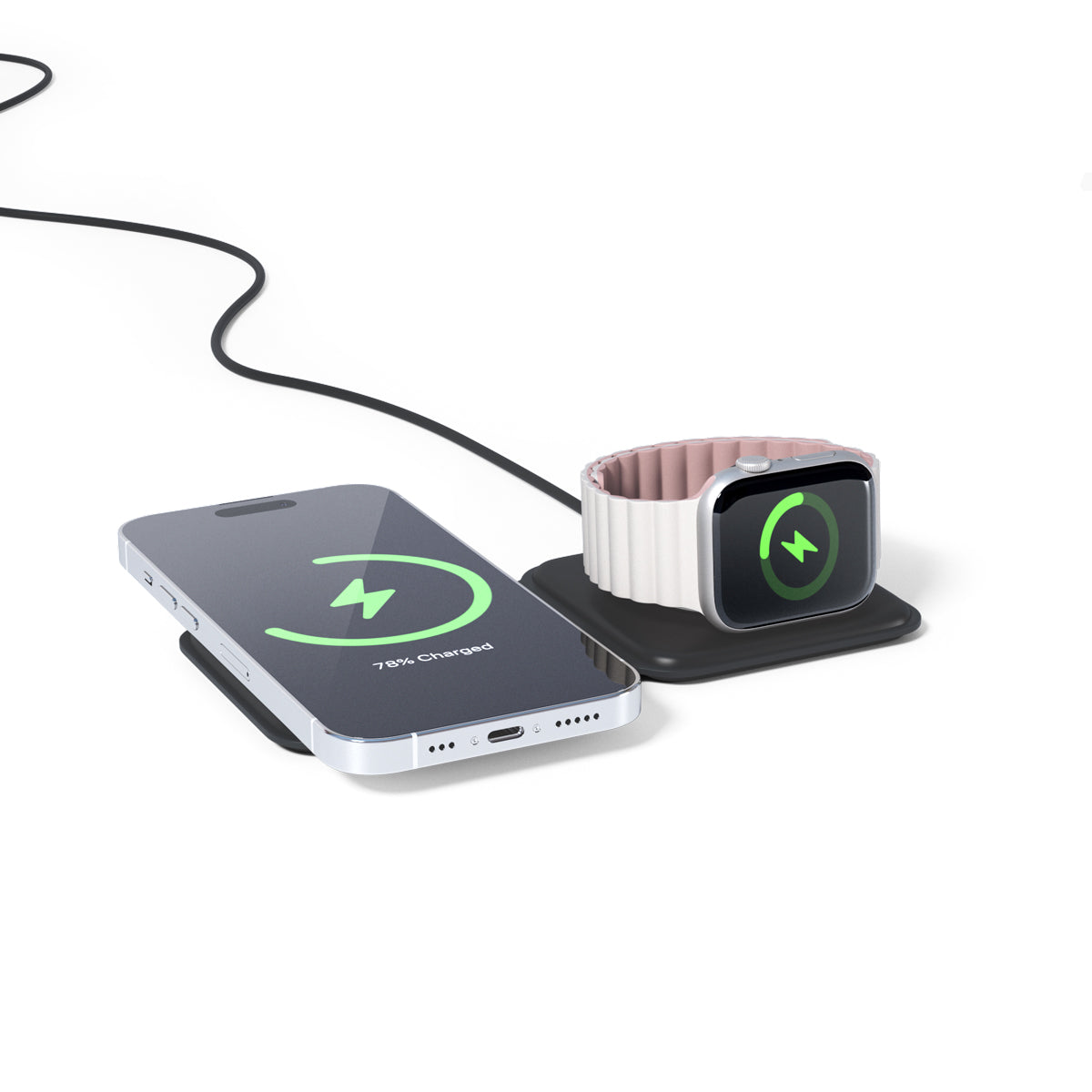 Spello 2-in-1 Portable Wireless Charger