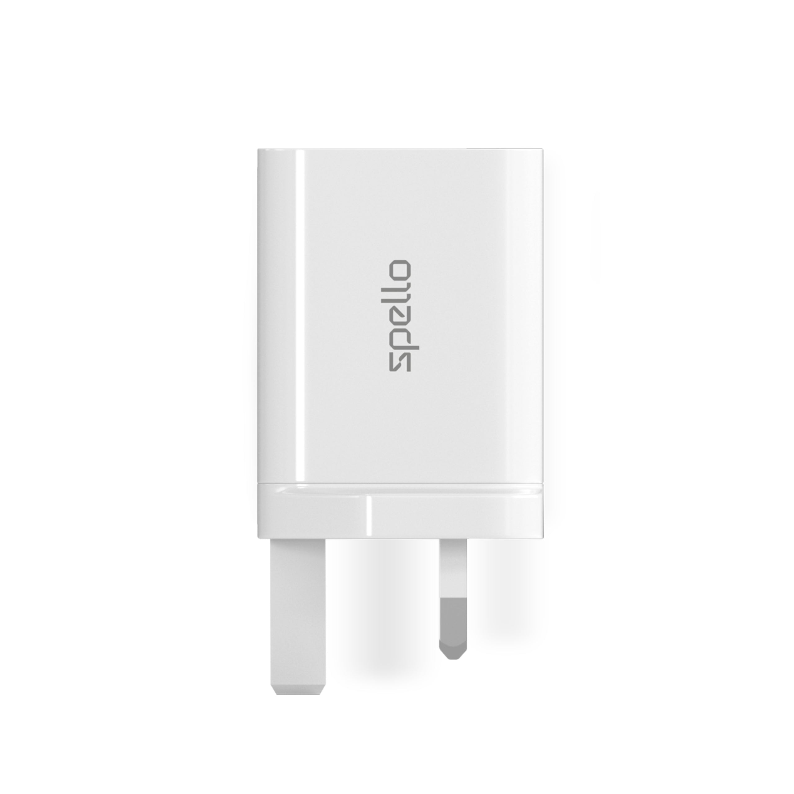 Spello 20W PD Charger mit Type G Stecker & USB-C auf USB-C Kabel