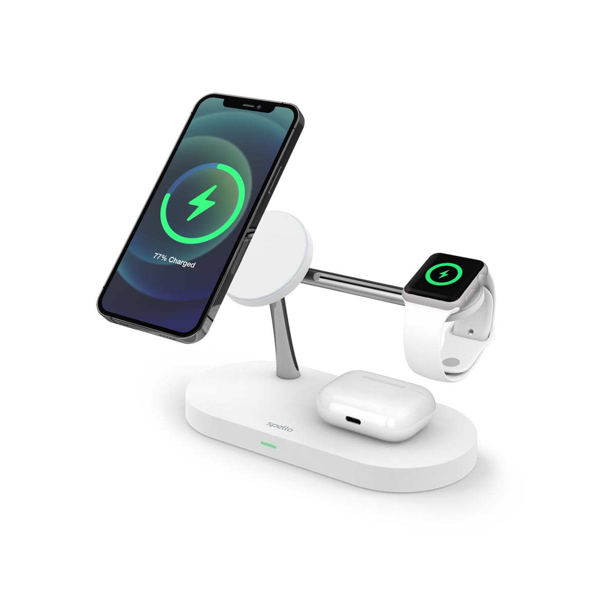 Spello 3-in-1 Magnetic Wireless Charging Stand mit MagSafe